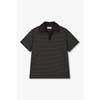 STudio Tomboy ShorT Sleeve T shirT shirT Collar paTch sTripe  9106222223ar 