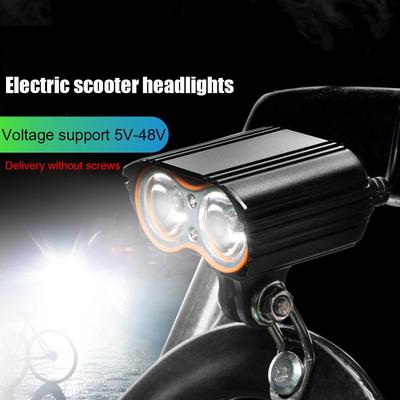 2T6 LED Mountainbike Scheinwerfer Frontlampe 5V-48V Wasserdicht Nachtfahrt Sicherheitswarnung Flutlicht Fahrradzubehör