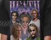Retro Heath Ledger Unisex Shirt, Heath Ledger Homage Tshirt, Heath Ledger Fan Tees, Heath Ledger Merch Gift, Heath Ledger Bootleg Tees