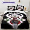 Zamasu Pattern Bedding,Quilt Set Quilt Cover Pillowcase Home Birthday Gift (1 * Duvet Cover + 2 * Pillowcase, Without Core)