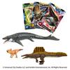 Takara Tomy Ania Jurassic World Mosasaurus DX Set - Green, Brown, Gray. 18 cm x 26 cm x 7 cm.