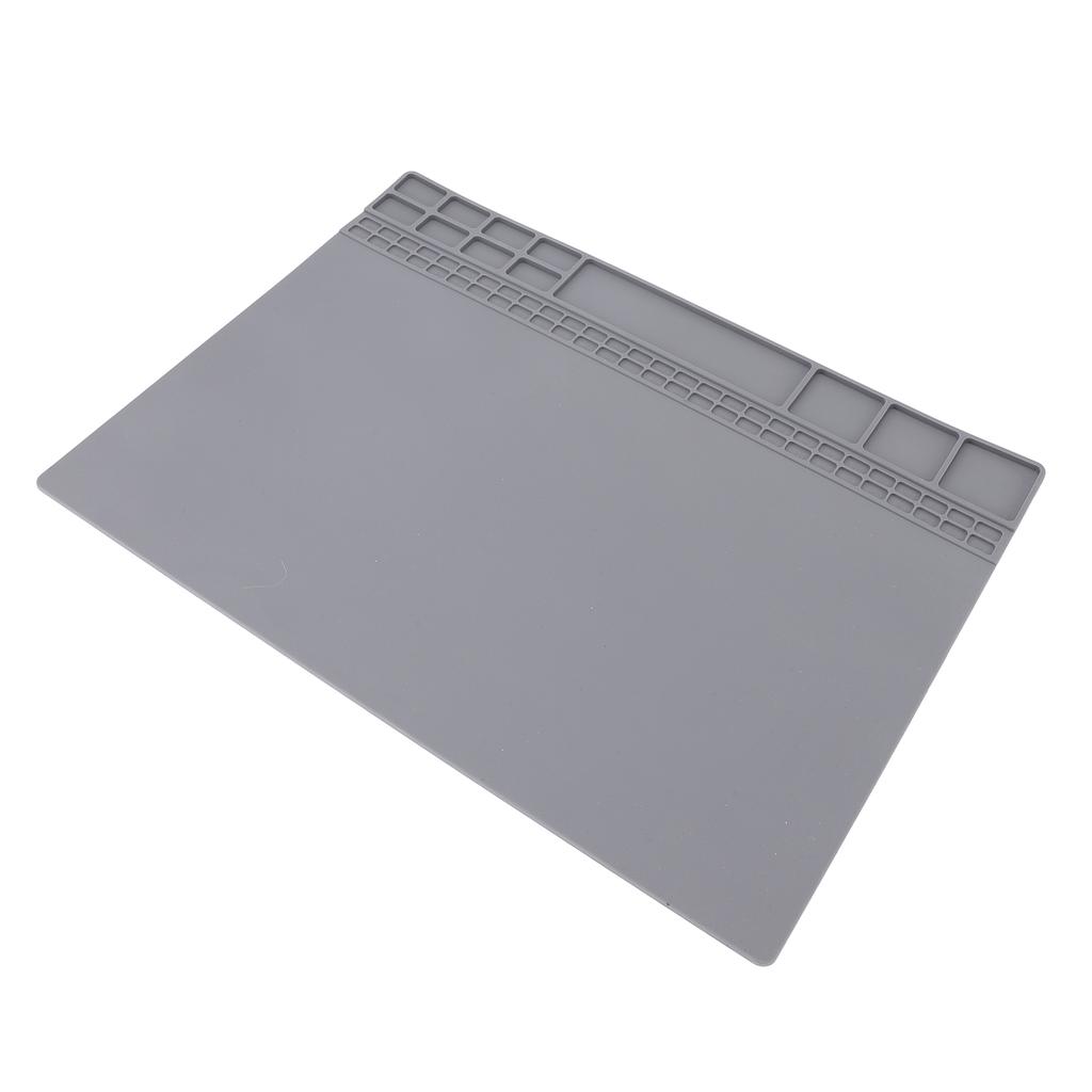 Heat Insulation Silicone Work Mat Multifunctional Non Slip 932 Degrees F High Temperature Proof Repair Work Mat for