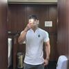 Muscleguys New Sports V-neck Top Running Fitness Breathable Professional Training Short Sleeve T-shirt