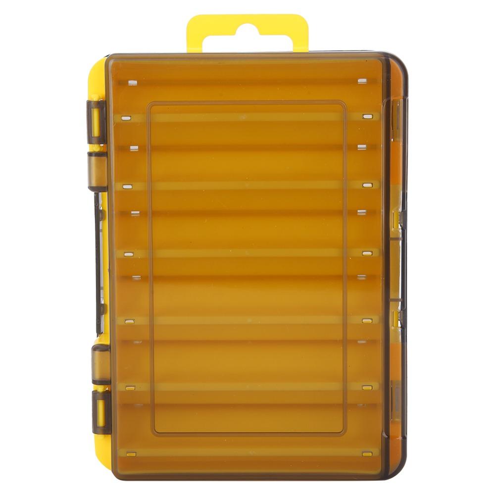 2PCS PP Lure Tackle Box 12 Slots Fishing Lure Tackle Box Fishing Lure Box Fishing Lures Storage