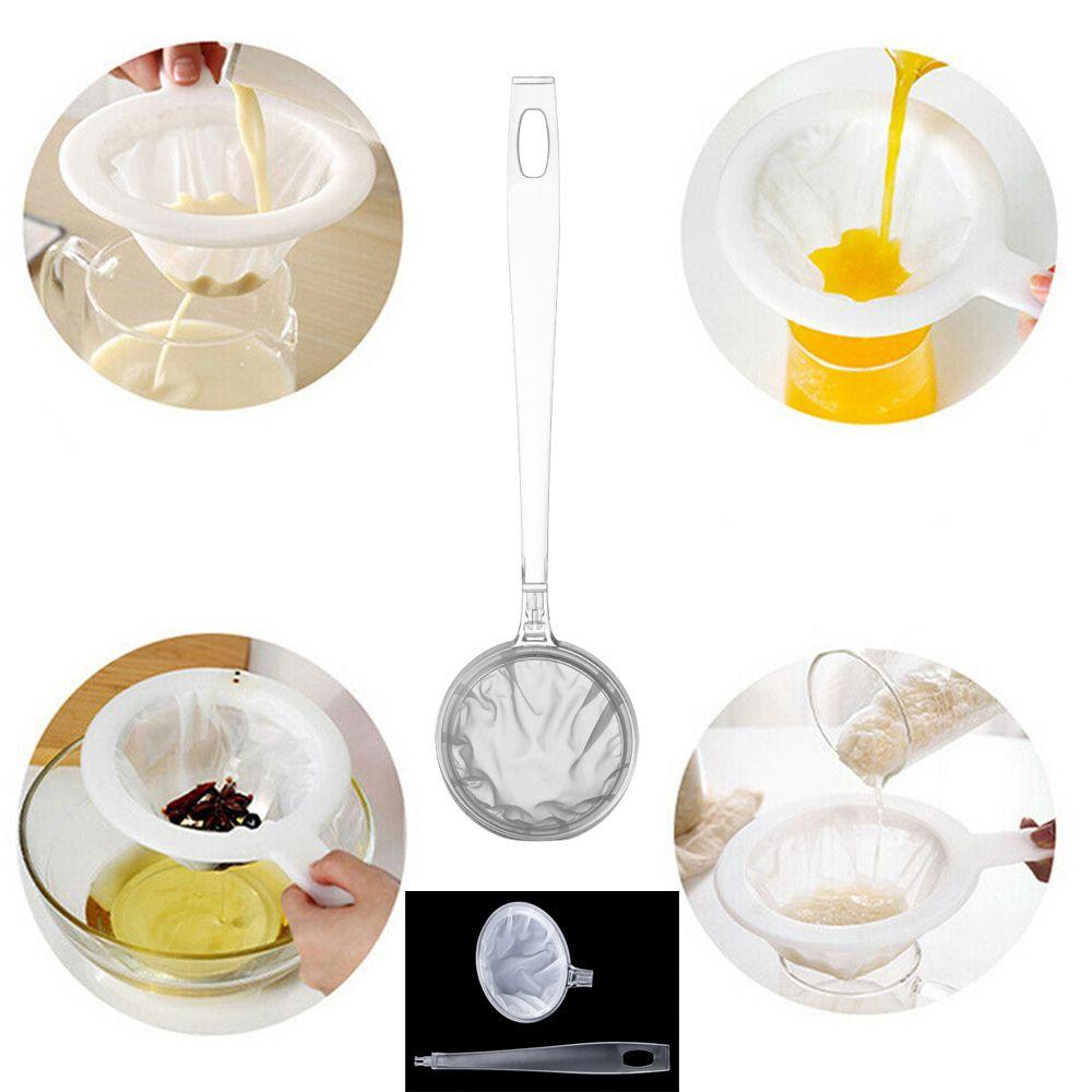 Ultra-fine For Yogurt Soy Milk Coffee Filter Oil Skimming Spoon Mesh Strainer Fine Mesh Filter