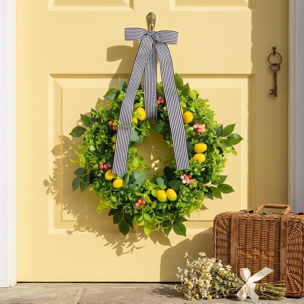 Christmas-Spring-Summer Lemon Fruit Door Hanger Decoration