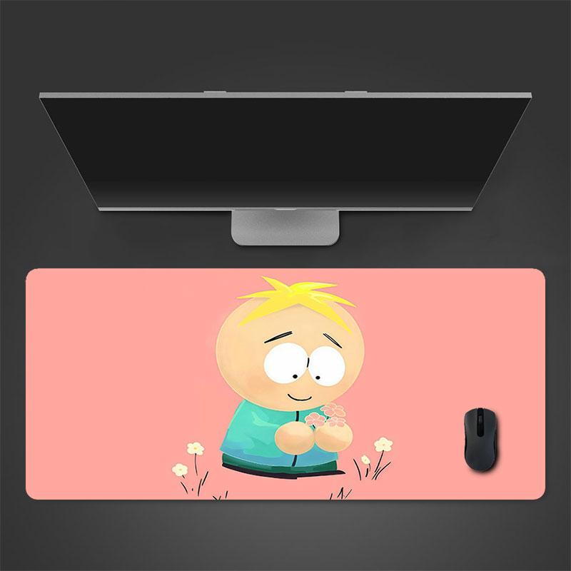 Butters Mouse Pad, Large Gaming Desk Mat, Non-slip XXL Mousepad for Laptop & Tablet, Mini PC Playmat with Stitched Edges