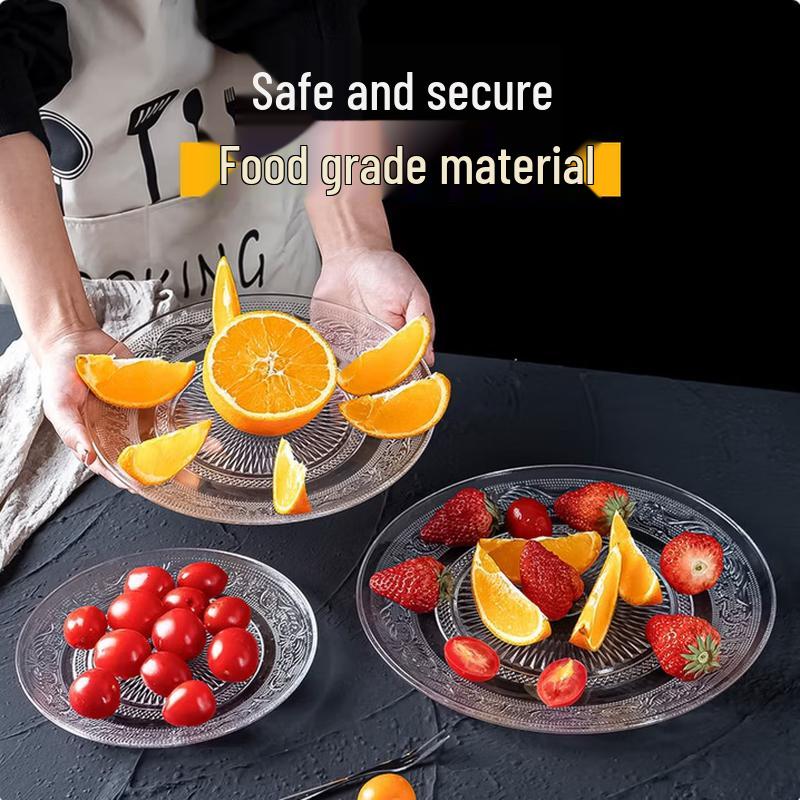 SIFAR European Style Glass Fruit Plate