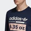 Adidas Originals Kaval Grp Tee With Logo Print Men Tops Blue DH4972