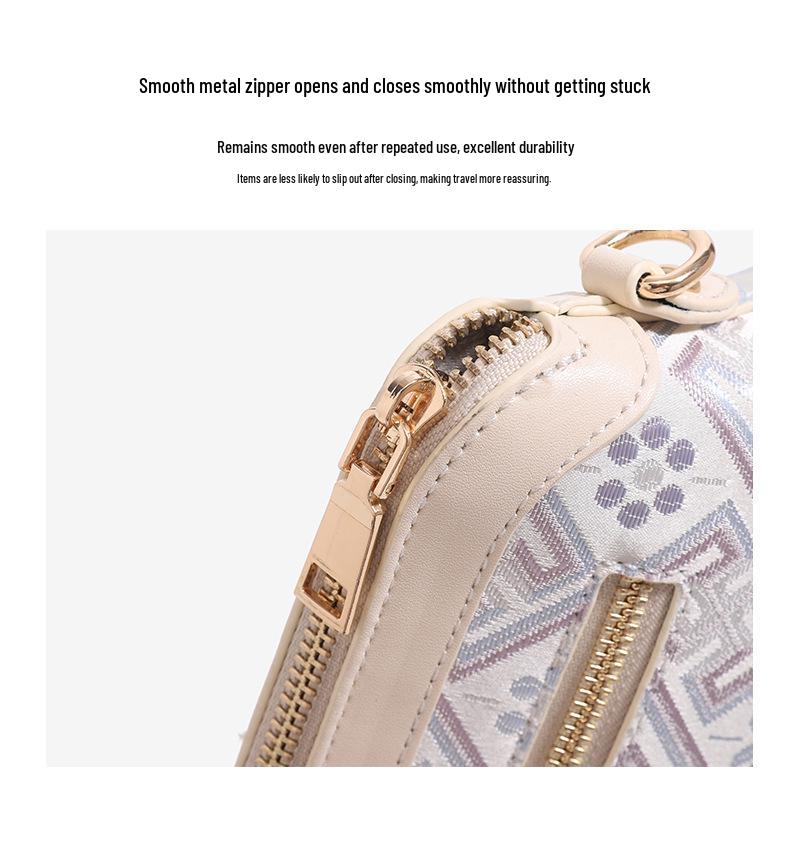 Guangxi Zhuang Brocade Heritage Women's Crossbody Bag - 2026 Versatile Chinese-Style Small Square Shoulder Bag for Ladies.