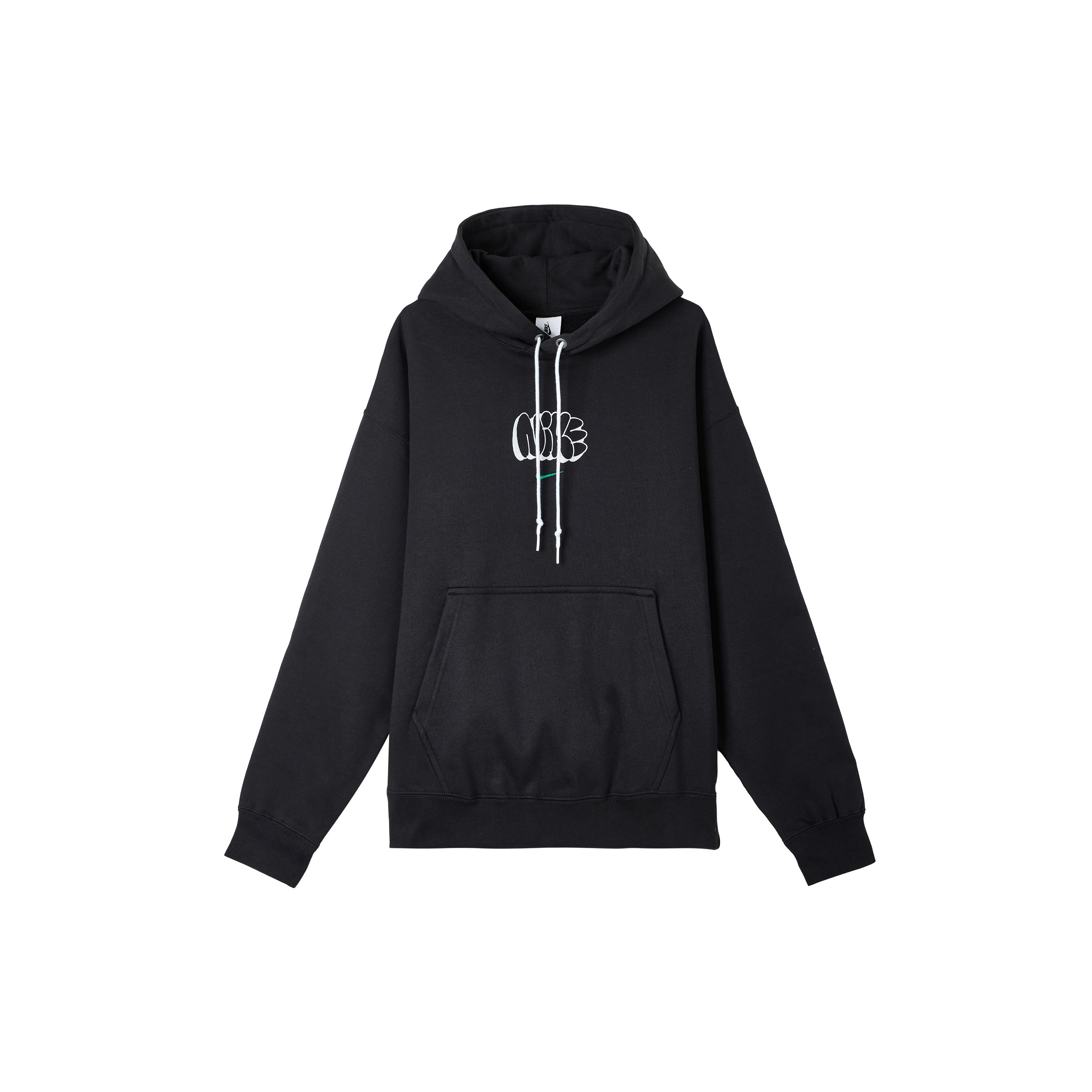 

Nike Solo Swoosh Удобное Мягкое Свободное Худи Мужские худи Черный Павлиний HQ4181-010 S