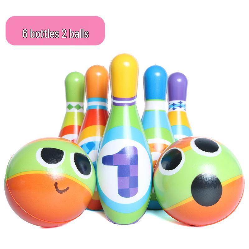 Children's Solid Indoor Bowling Ball - Large, Safe, Parent-Child Sports Toy for Kindergarten Games