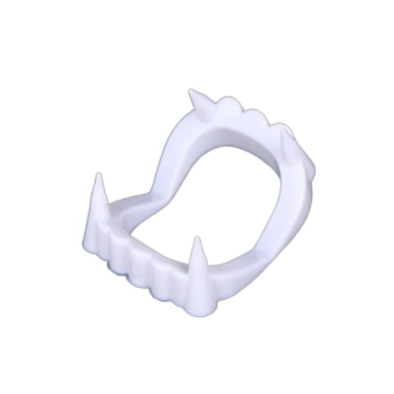 

Аксессуары для костюма на Хэллоуин Вампирские зубные протезы Реквизит для украшения зомби-шара Кос White