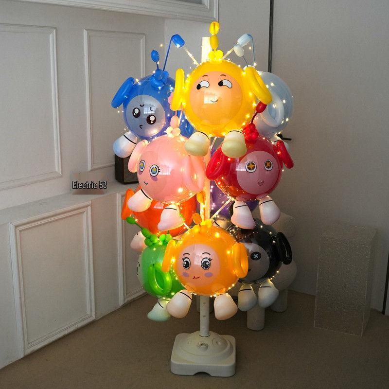 Cartoon Egg Waffle Lanterns: Luminous Bobo Balloons for Night Markets & Parties