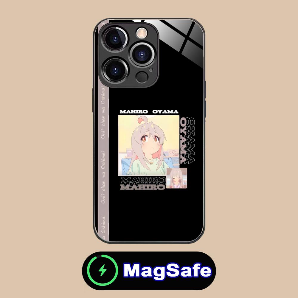

Anime Mahiro Oyama Onimai Phone Case for iPhone 17 16 15 14 13 12 11 Air Pro Max Plus Mini MagSafe Glass Colorful Cover Luxury iPhone17