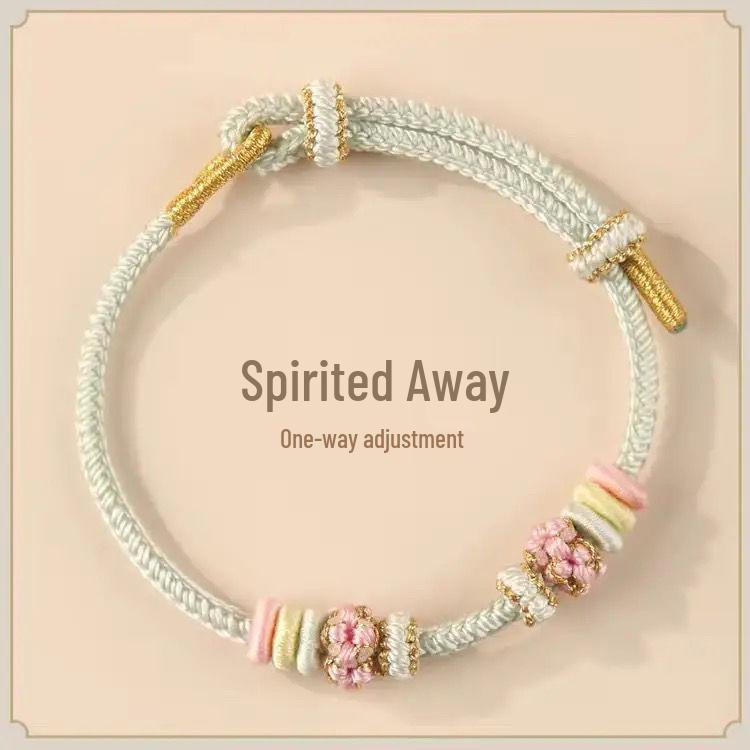 Handmade Dunhuang Color Pan Chang Knot Rope Jewelry Accessory for Men and Women