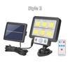 LED Solar Split Wall Lamp Outdoor Waterproof Motion Sensor 3 Mode Solar Light For Garden Security Wall Light