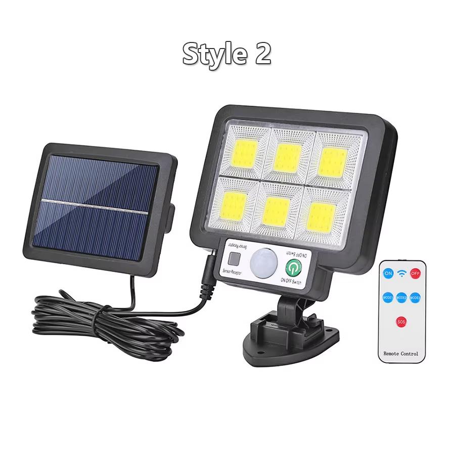 LED Solar Split Wall Lamp Outdoor Waterproof Motion Sensor 3 Mode Solar Light For Garden Security Wall Light