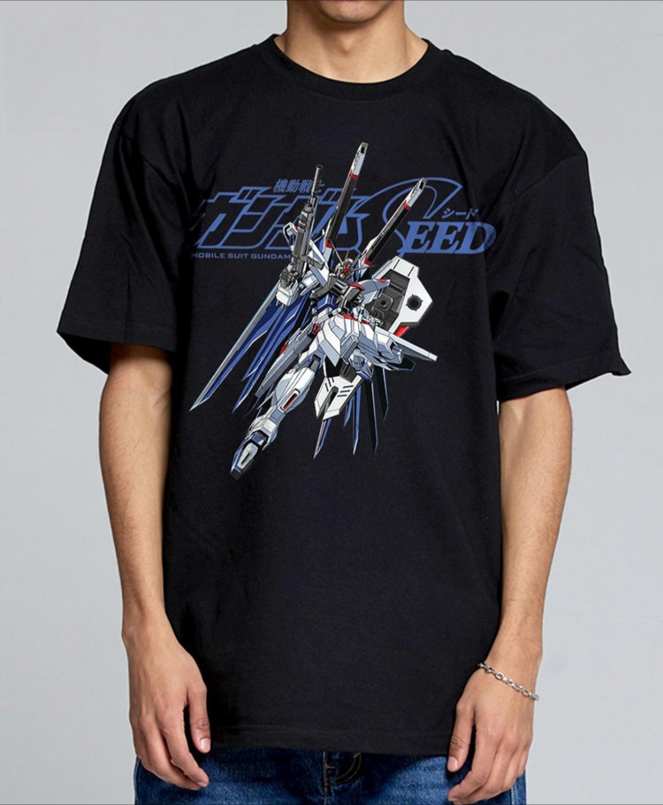 

2026 New GUNDAM Printed T-Shirt Men s and Women s Fashion Breathable T-Shirt Men s Tops 5XL різнокольоровий