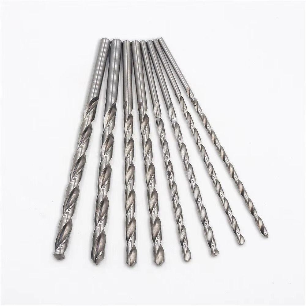 1Pcs Diameter 2-6mm Extra Long Drill Bit HSS Steel Length 160-300mm Drilling Tool Straight Shank Power Tool