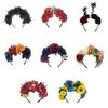 Elegant Simulated Flower Shape Headbands Skull Hair Hoop Headbands for Women Girls Wedding Party Supplies
