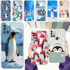 Phone Case For Samsung A15 A13 A35 A55 A51 A71 A41 A31 A21S A03S A05 A17 A23 A25 A33 A53 A73 5G A07 4G Cover Penguin Kawaii Cute