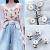 Clothing Accessories Adjustable Button Pins Easy To Install No Sewing Button Clip No Sewing Required Pant Waist Tightener Skirts