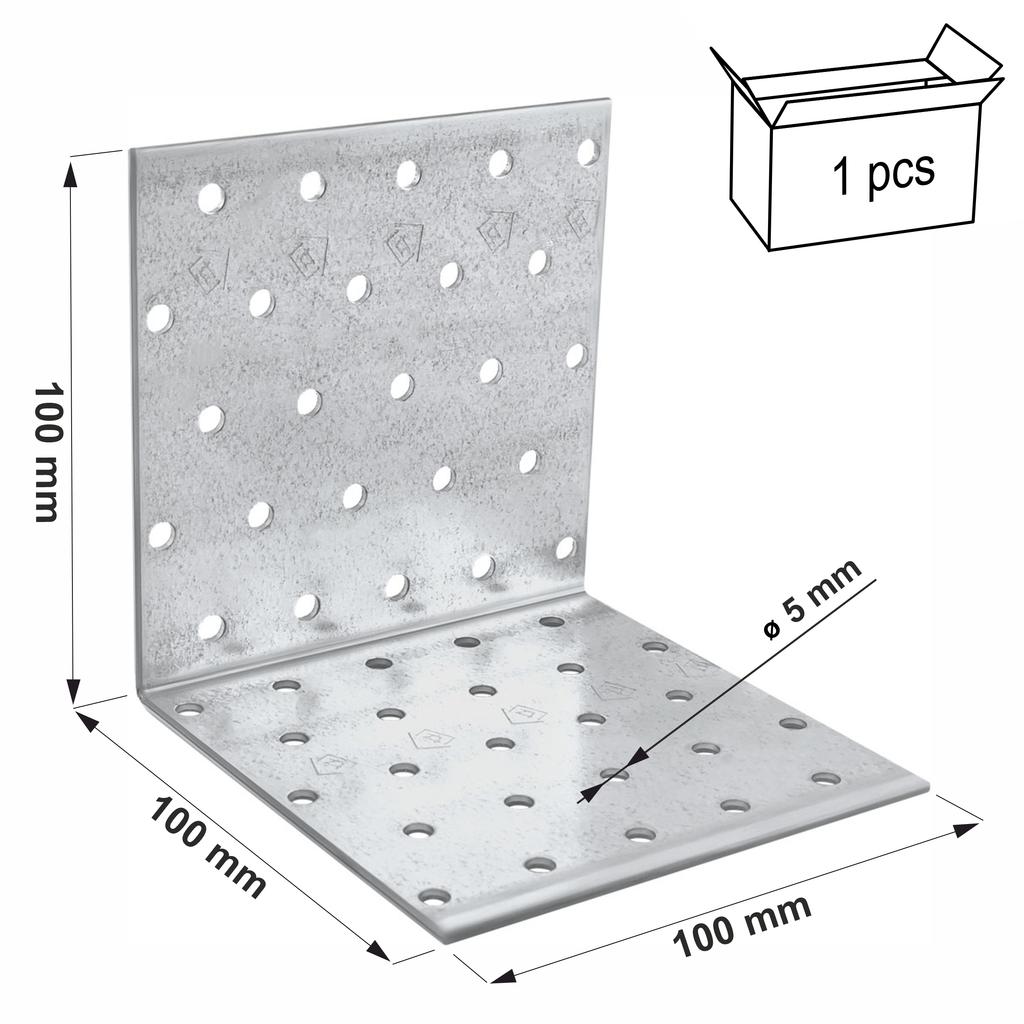 Mounting angle KM13 100x100x100x2.0 (1)