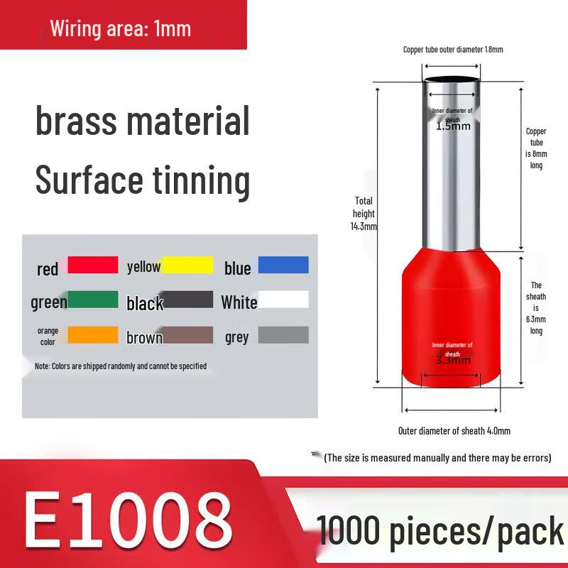 Huili Cold Press Wire Terminal & Crimping Tool Kit