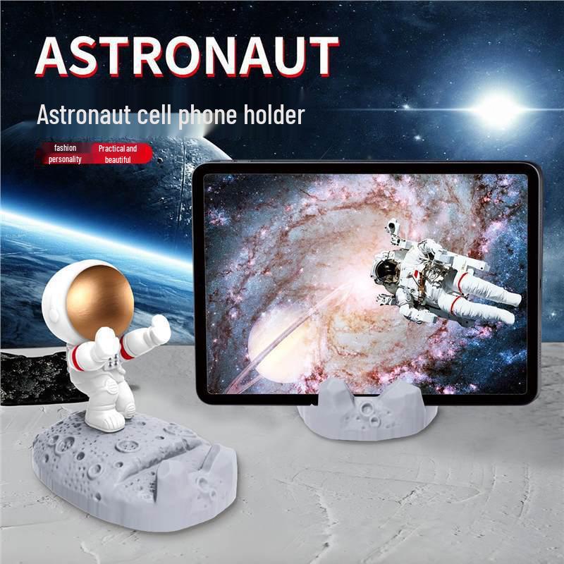 Creative Astronaut Phone Holder & Desktop Figurine Gift
