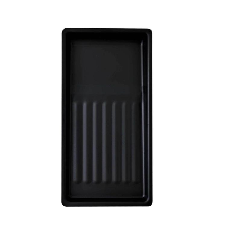 

Industrial Strength Nail Technician Tray Thickened Stainless Steel For Salon Tools Disinfects And Efficient Storage чорний