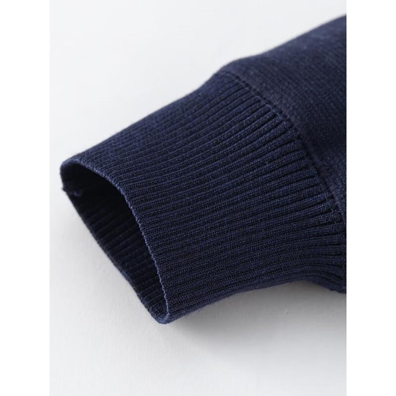 Luomeng Men's Faux Two-Piece Warm Knit Pullover