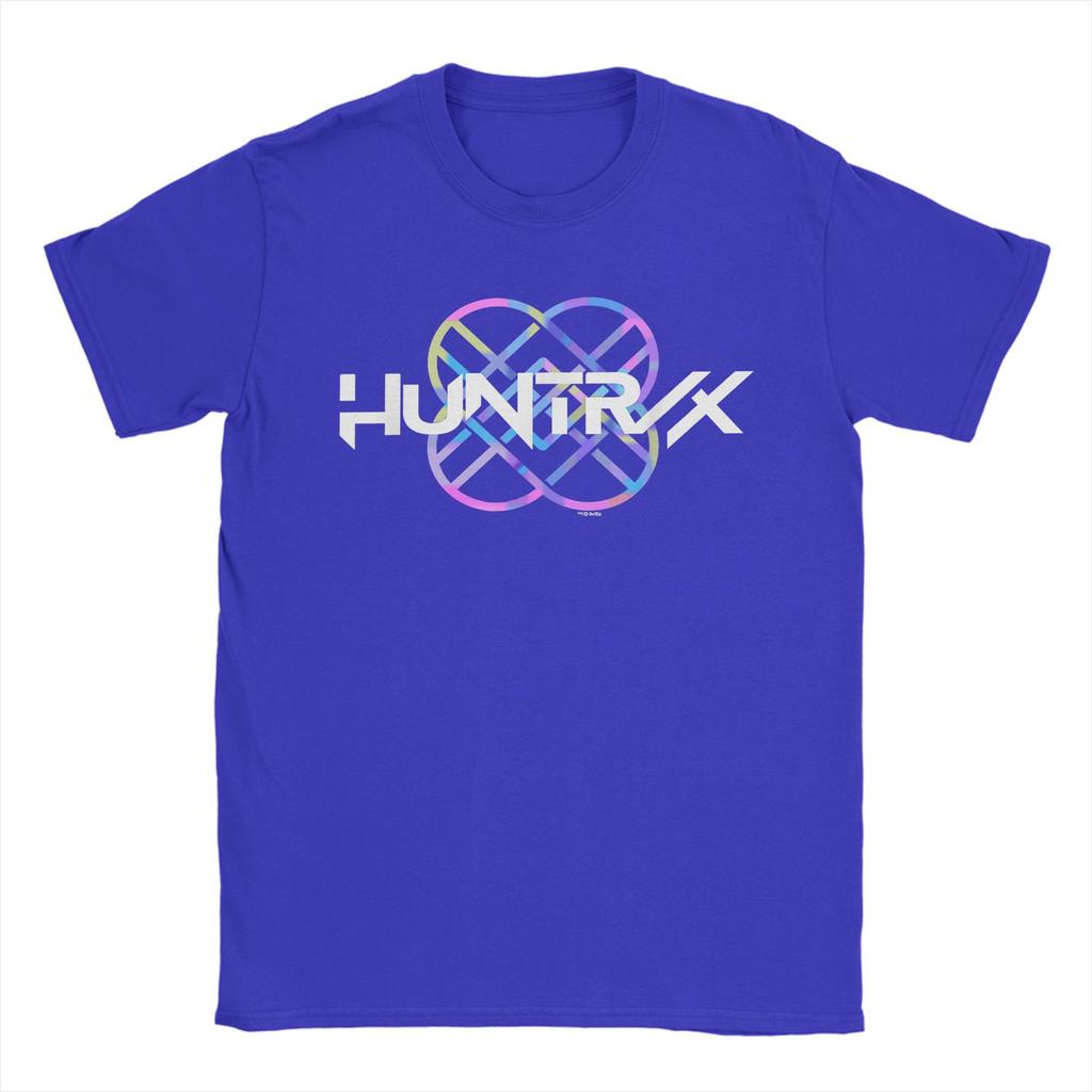 Huntrix Band Logo T-Shirts Unisex  Novelty Cotton Tees Round Neck Short Sleeve T Shirt Party Tops