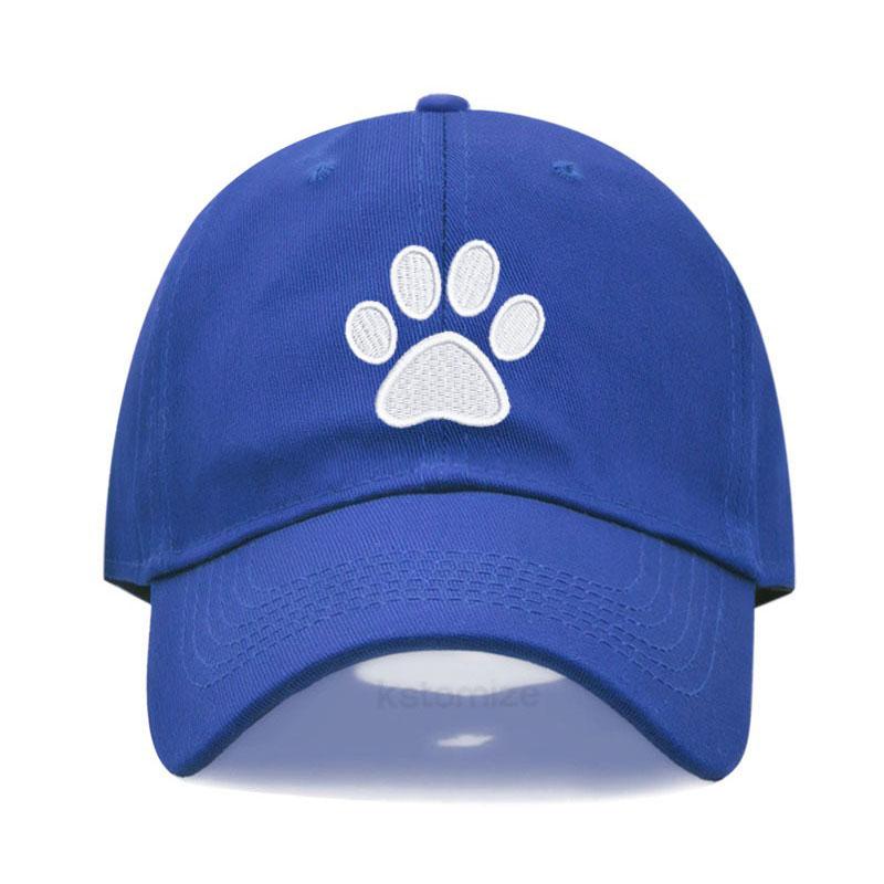 Dog Paw Vintage Washed Cotton High Quality Embroidery Dad Hat  For Men Women Baseball Cap golf caps Snapback Cap Wholesales