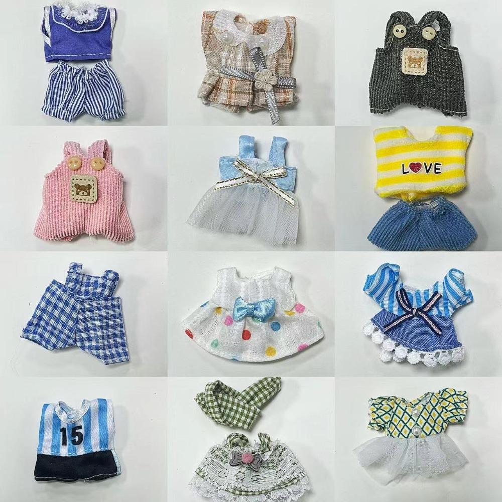 8-10cm Süßes Prinzessinnenkleid Geeignet für Koala Diary Mini-Kaninchenpuppenkleidung Modekleid Rock Dekoration DIY