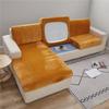 European Soft Plush Sofa Cushion Cover All-inclusive High Elastic  Coral Fleece Universal Slipcover 1/2/3 Seater Couch Covers