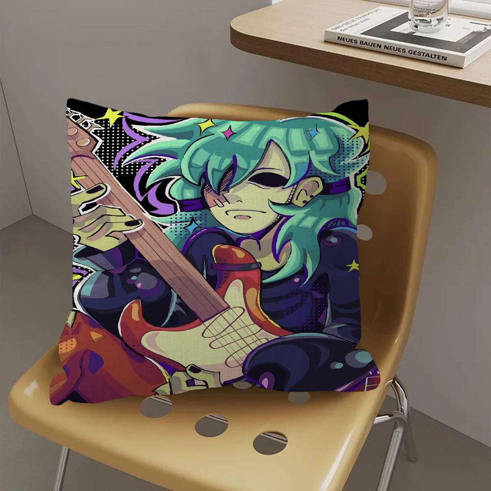 Игра S-Салли F-Лицо Подушка-подушка Чехол для подушки Обивка Диван Декоративная подушка Домашний декор Подушка 12x12Inch