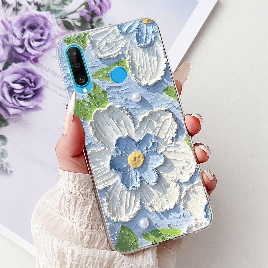 For Huawei P30 Lite Case Cool Dragon Pattern Cover Clear Silicone Soft Slim Phone Case For Huawei P30 Pro P 30 Lite P30Lite Bags