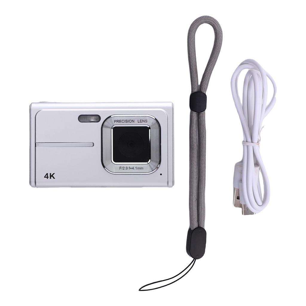 Digital Camera 48MP 1080P Video Recording 5x Digital Zoom AF Autofocus 2.4 Inch Screen Compact Video Camera for Student