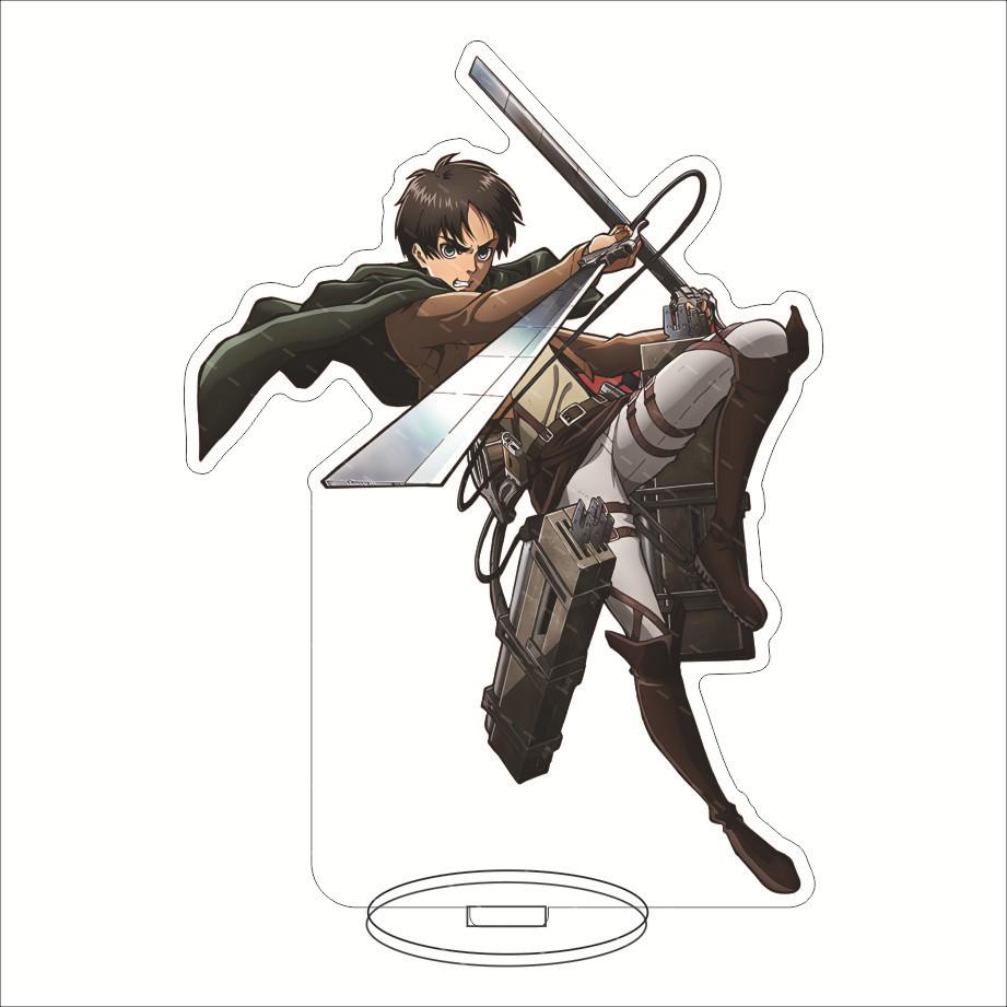 Attack on Titan Taichi Eren Mikasa Amin Keith Reiner Ani Connie Acrylic Ornament Stand Anime Character Birth Date Present Spooky Holiday