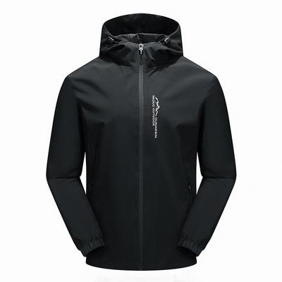 Outdoorjacke Herren Casual Kapuzenjacke Winddichte Jacke Herren Frühling Herbst und Winter Sport Dünne Jacke