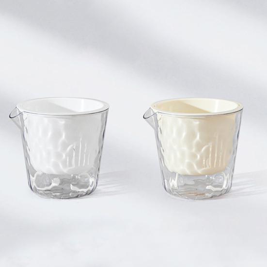 Flowerpot PET Highly Transparent Self-Watering Planter with Glacier Pattern Double-Layer Design Breathable Inner