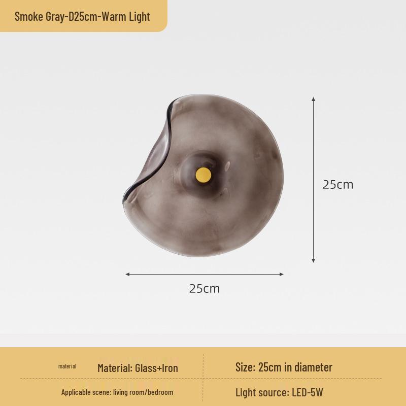 Nordic Modern Minimalist All-Copper Petal Pendant Light for Bedroom and Restaurant