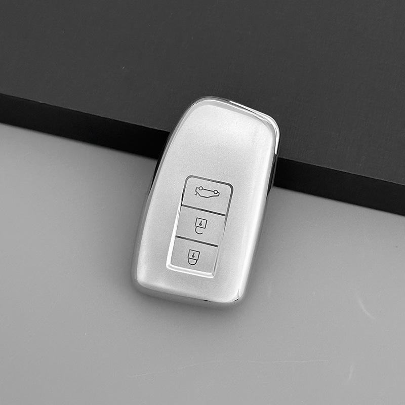 Suitable for Lexus Key Cover Rx300/ux260h/300h/nx200 Key Leather Pattern High-end Shell Ring