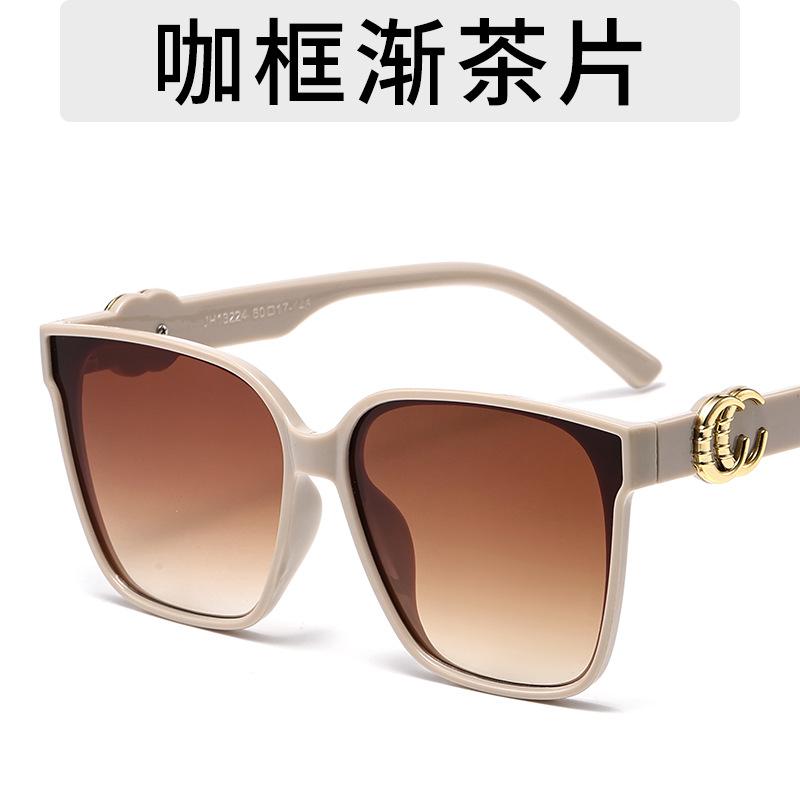 Cool Oversize Frame Women Sunglasses Luxury Square UV400 Outdoor Travel Sunshine Goggles Popular Style