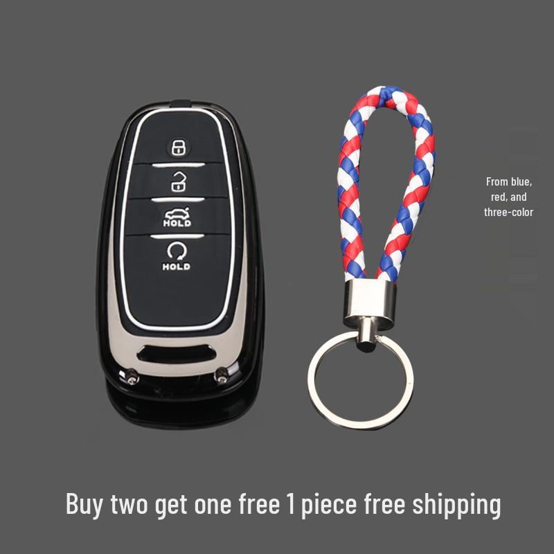 Handmade Braided Leather Keychain: Practical & Stylish Waist or Bag Charm