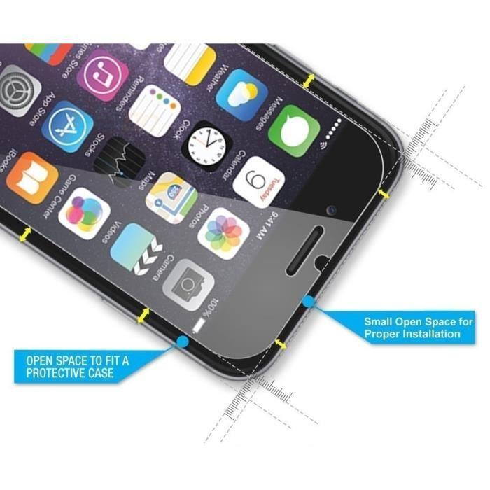 Film de protection - Phonillico® - iPhone SE 2020 - Pack de 2 - Verre trempé - Résistant aux rayures