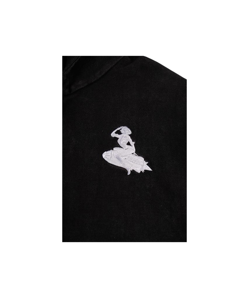 Ertr Cosmic Girl Hoodie Zip Up Black