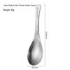 Pure Titanium Teaspoon: Healthy, Portable, High-Quality Tableware with Ice Flower Crystal Design.
