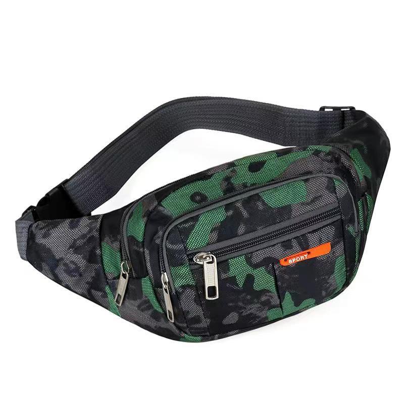 

Мужская и женская многослойная камуфляжная водонепроницаемая сумка-кошелек из ткани Оксфорд для кассира, мобильная сумка для велоспорта и спорта на пояс